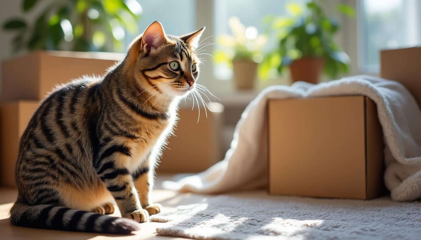 Illustration: Bien préparer le matériel et l’espace du chat avant le grand départ