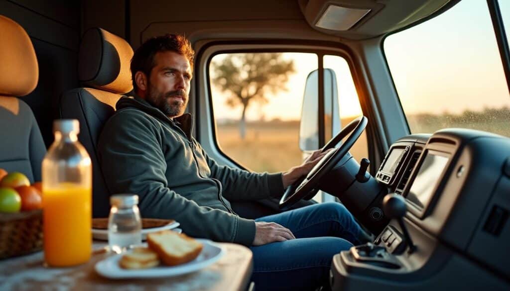 Repas unique dans le transport : guide complet pour conducteurs