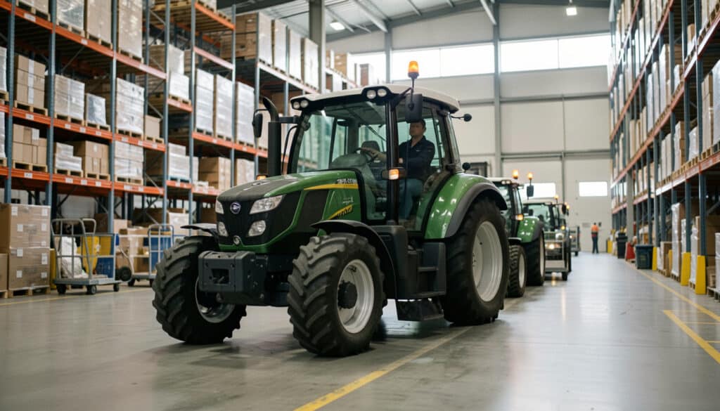 Comment choisir un tracteur logistique en entrepôt